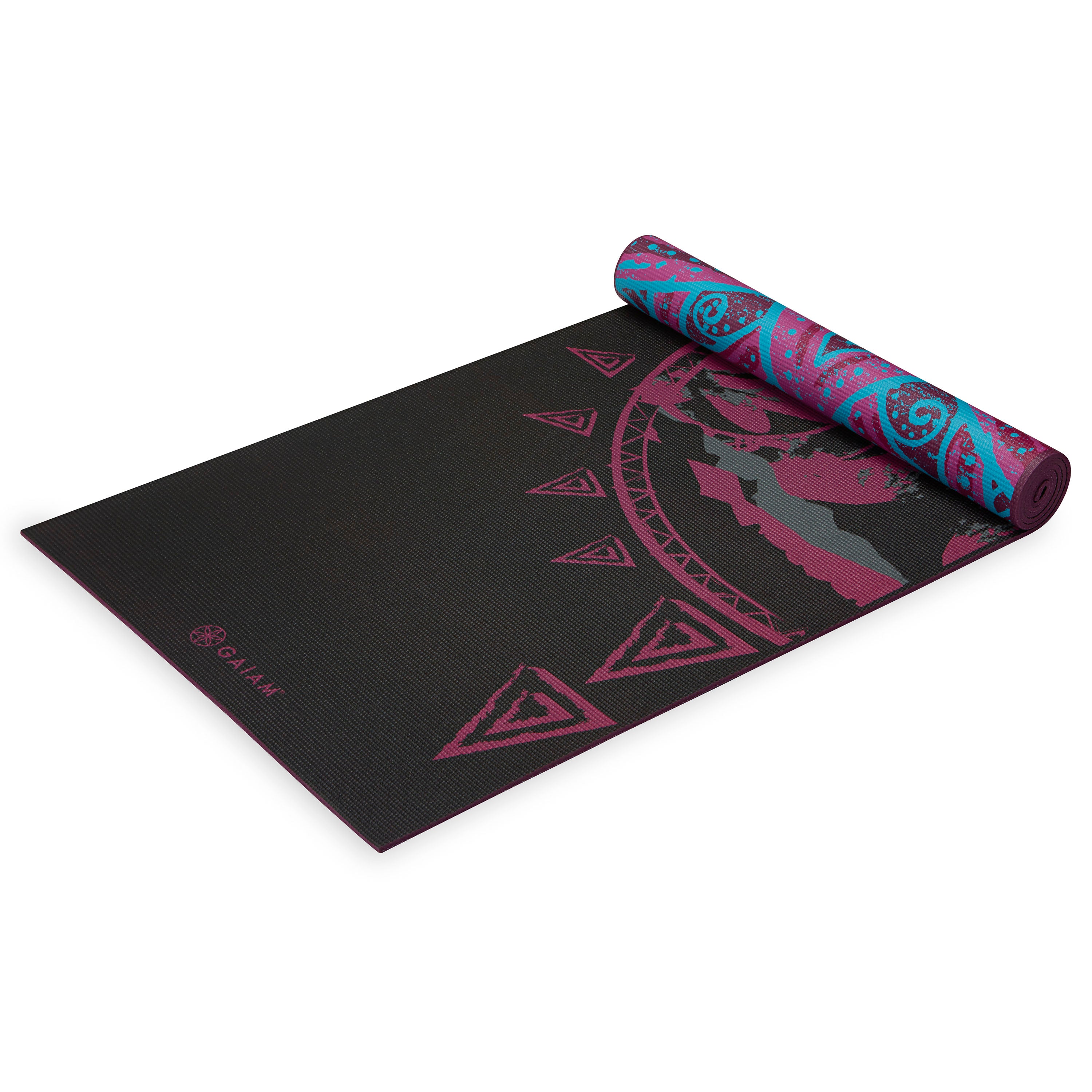 Reversible Be Free Yoga Mat (6mm) angled